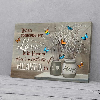 When Someone We Love Is In Heaven Butterflies Canvas Prints PAN03117