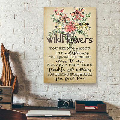 The Wild Flowers Canvas Prints