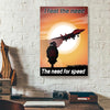 Sunset Motorcycle Canvas Prints