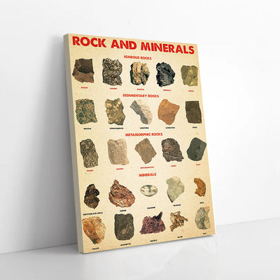Rocks And Minerals Canvas Prints