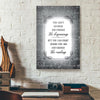 You Can't Go Back And Change The Beginning Home Canvas Prints PAN19987