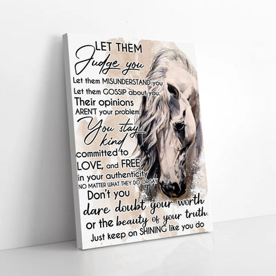 White Horse Canvas Prints PAN05778