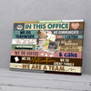 In This Office We Are A Team Teamwork Vintage Canvas Prints PAN04037