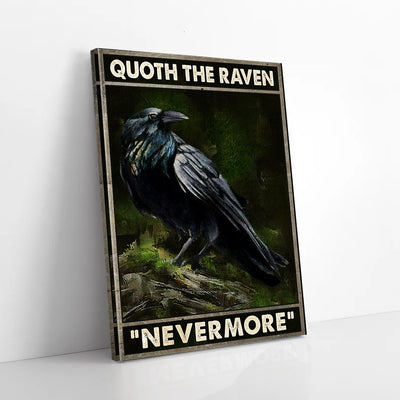Quoth The Raven Canvas Prints