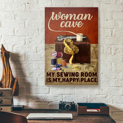 Woman Cave My Sewing Room Canvas Prints PAN00900