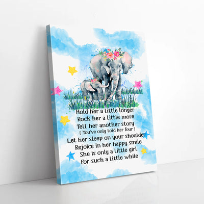 Little Rock Elephant Canvas Prints PAN13237