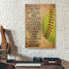 Today Is A Good Day To Have A Great Day Softball Canvas Prints PAN14233