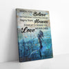 When You Believe Love Never Dies Painting Mermaid Canvas PAN05326