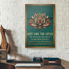 Lotus Yoga Canvas Prints PAN09626