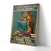 That's What I Do I Read Books Owl Reading Book Canvas Prints