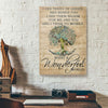 Tree Song Lyrics Canvas Prints What A Wonderful World PAN06533