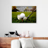 It's Not About Being Better Than Someone Else Golf Canvas Prints PAN18278