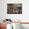 There's No Place Like Home Brown Home Canvas Prints