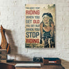 You Don't Stop Cycling When You Get Old Prints Riding Love Canvas Prints
