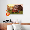 Personalized Gift For Couple Farmer Tractor Canvas Wall Art Life Is Better On Farm PAN15329