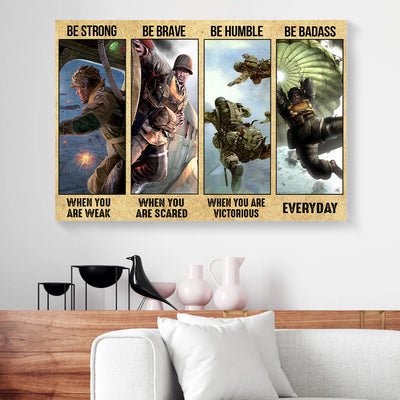 Be Strong Be Brave Be Humble Airborne Canvas Prints PAN05959