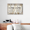 A House Is Made Of Walls Band Beams A Home Is Made Of Love And Dream Canvas Prints PAN10080