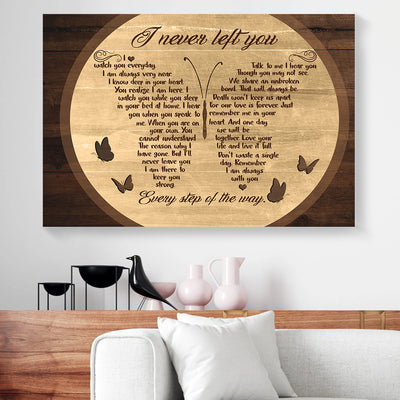 I Never Left You Butterfly Canvas Prints PAN17734
