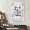 Smile Is The Best Makeup Home Canvas Prints