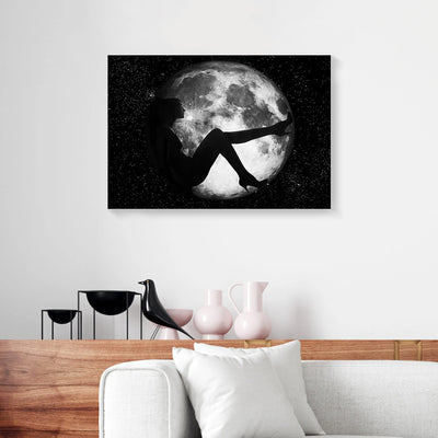 Lady of The Moon Canvas Prints PAN12414