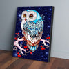 Sparkling Owl Canvas Prints