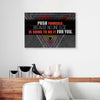 Push Yourself Because No One Else Is Going To Do It For You Canvas Prints