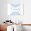 Serenity Word Home Canvas Prints