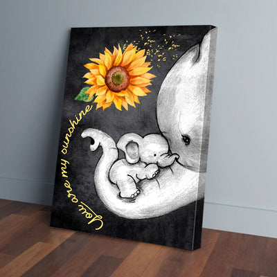 Sunflower Elephant Canvas Prints PAN15358