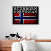 Stubborn Norwegian Canvas Prints