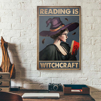 Witch Book Canvas Prints