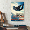 Sometimes I Look Back On My Life I'm Still Alive Skydiver Canvas Prints PAN08535