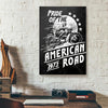 Ride Of The American Road Biker Canvas Prints
