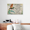 She Is Clothed In Strength And Dignity Painting Mermaid Canvas