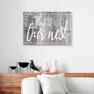 This Is Our Nest Vintage Canvas Prints