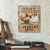 Wicked Chickens Lay Deviled Eggs Vintage Canvas Prints PAN15109