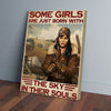 Some Girl Are Just Born With The Sky In Their Soul Pilot Canvas Prints PAN02782