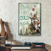 Hippie Donkey Christmas Canvas Prints PAN04969