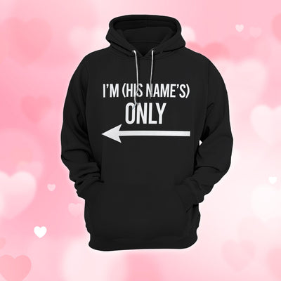 Personalized Valentine Matching Hoodie Outfits For Couples Only One