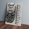 Black & White Beard Chart Bread Man Canvas Prints PAN03406