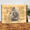Gift For Couple Wolf Love Canvas Prints PAN14970