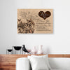 I Choose You To Do Life With Hand In Hand Skull Love Canvas Prints PAN03613