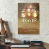 To My Mom In Heaven Cardinal Canvas Prints PAN07985