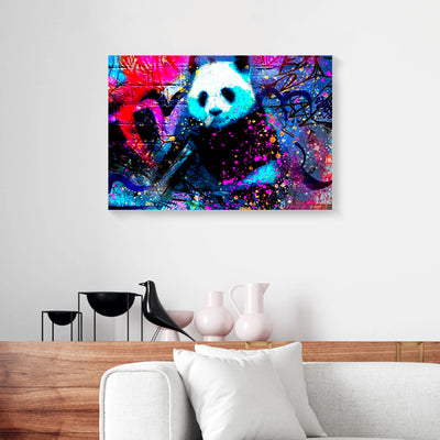 Panda Rainbow Canvas Prints PAN14678