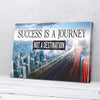 Success Is A Journey Not A Destination Motivation Canvas Prints