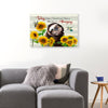 Today Only Happens Once Make It Amazing Sunflower Sloth Canvas Prints PAN08683