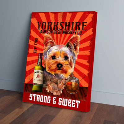 Jameson Irish Whiskey Strong And Sweet Yorkshire Canvas Prints PAN03046