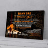 To My Dad Firefighter Canvas Prints PAN18698