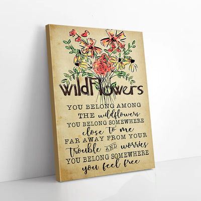 The Wild Flowers Canvas Prints