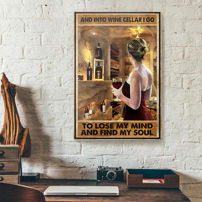 And Into Wine Cellar I Go Canvas Prints PAN16950