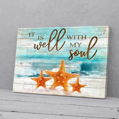 Beach Starfish Canvas Prints PAN14062